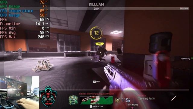 ASUS TUF Gaming A15 fa507rf-hn014w Ryzen 7 6800H RTX 2050 4GB 144Hz CALL OF DUTY How many FPS ? | смотреть онлайн