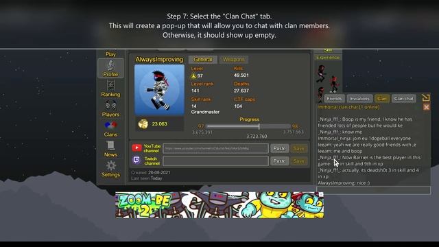 How to Use the Chat Button - (Ninja.io) Guide - Immortal Clan смотреть онлайн