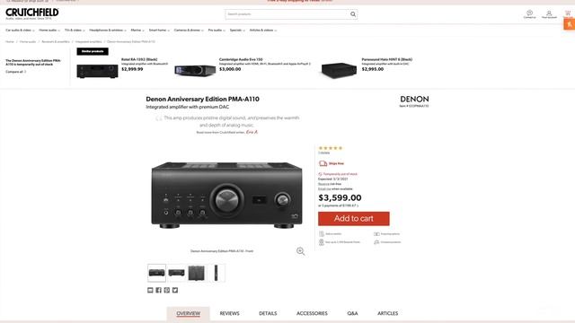 Denon's BUDGET AMPLIFIER with BLUETOOTH! - DENON PMA-600NE Amp Review! смотреть онлайн