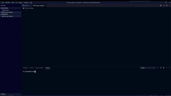 Установка Visual Studio Code и настройка виртуального окружения Python.
