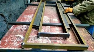 Забор своими руками.Шикарный забор из профильной трубы.