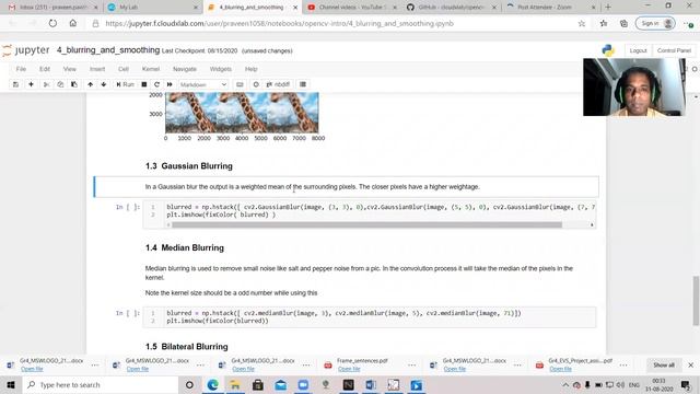 5 Blurring with OpenCV смотреть онлайн