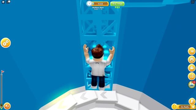 ПРОШЁЛ ПЕРВУЮ в ЖИЗНИ БАШНЮ АДА в роблокс | Climb Time roblox смотреть онлайн