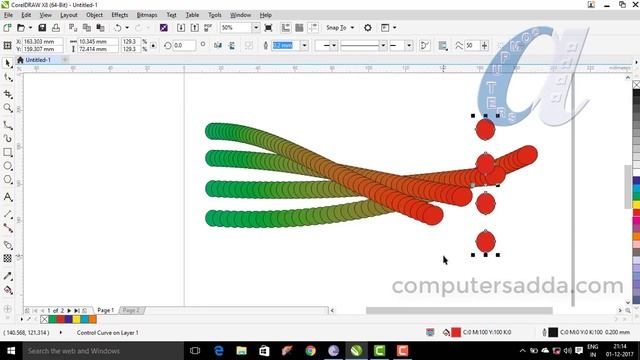 CorelDraw Telugu Tutorials - 14 || Blend Tool with Properties || Computersadda.com смотреть онлайн