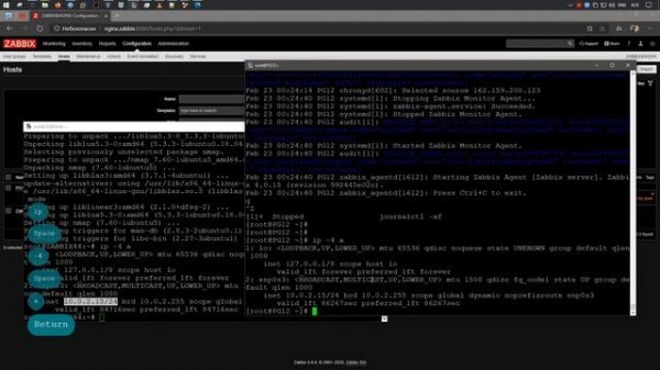 Добавление Linux [Fedora Server 31] хоста в ZABBIX 4.4