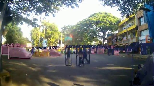 Real time object detection and instance segmentation using Mask RCNN смотреть онлайн