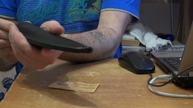 Нож Олега Алексина. Сталь S390 от KnifeWood.ru. 68hrc смотреть онлайн