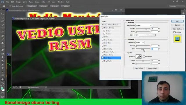 VEDIO USTIGA RASM TAYYORLASH | PHOTOSHOP 2021 | Mr JVR Vlogs смотреть онлайн