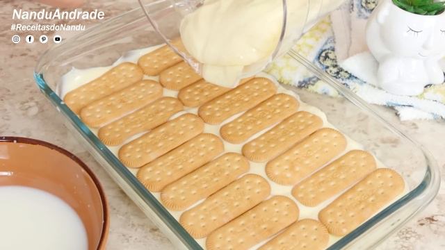 PAVÊ FÁCIL QUE NÃO VAI AO FOGO E NÃO TEM GELATINA, PAVÊ DE LIMÃO | Nandu Andrade смотреть онлайн