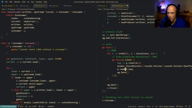 LMAX RingBuffer With Unsafe.Pointer In Golang смотреть онлайн