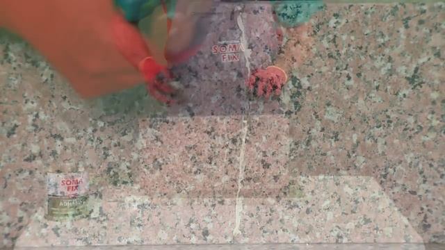 Склеивание клеем  для гранита и мрамора разбитый мрамор, укладка мраморных плит - Somafix S460