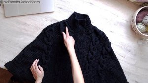 ОТКРЫВАЮ СЕКРЕТ Вязания Пончо + Даю подробное описание. Как это связано #1