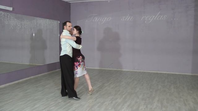 Танго - энциклопедия элементов. 7# Круговое ганчо (энганчо). Школа "Танго без правил". смотреть онлайн