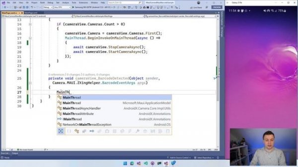 Implement QR Code & Barcode Scanning with Camera.MAUI in .NET MAUI