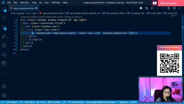 Live Coding CRUD Node.js + Angular + PostGreSQL - Dia 05 смотреть онлайн