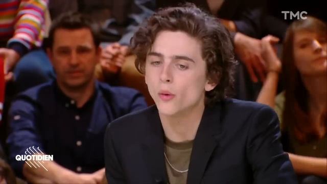 Timothée Chalamet, La Classe Internationale | Quotidien Avec Yann Barthès