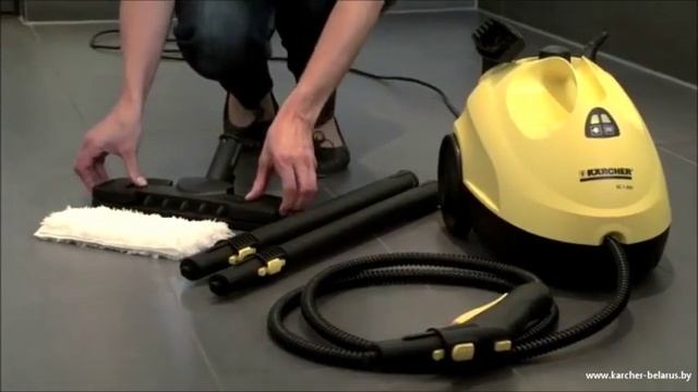 Karcher SC 1.020: пароочиститель в действии смотреть онлайн
