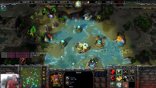 THE GREEN GOBLIN STRIKES US - Island Defense - Warcraft 3 customs смотреть онлайн