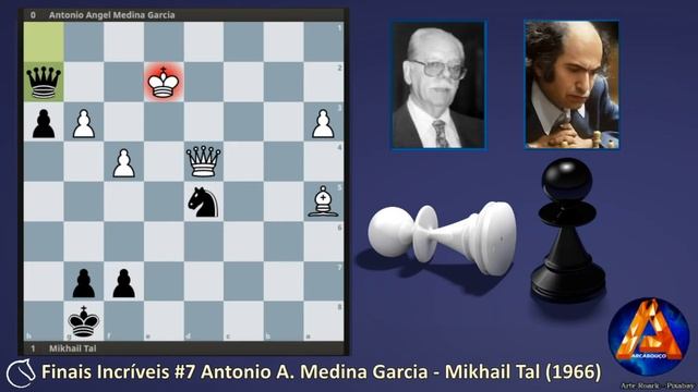 Finais Incríveis: Antonio Angel Medina Garcia - Mikhail Tal смотреть онлайн
