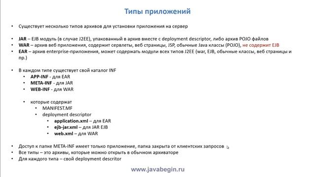Как стать программистом. Java J2EE. Типы приложений смотреть онлайн