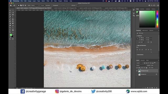 Easily remove elements from image using Patch Tool in Photoshop смотреть онлайн