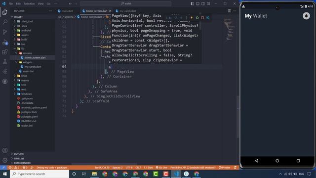 Digital Wallet App UI Design In Flutter - Flutter UI Design Tutorial смотреть онлайн