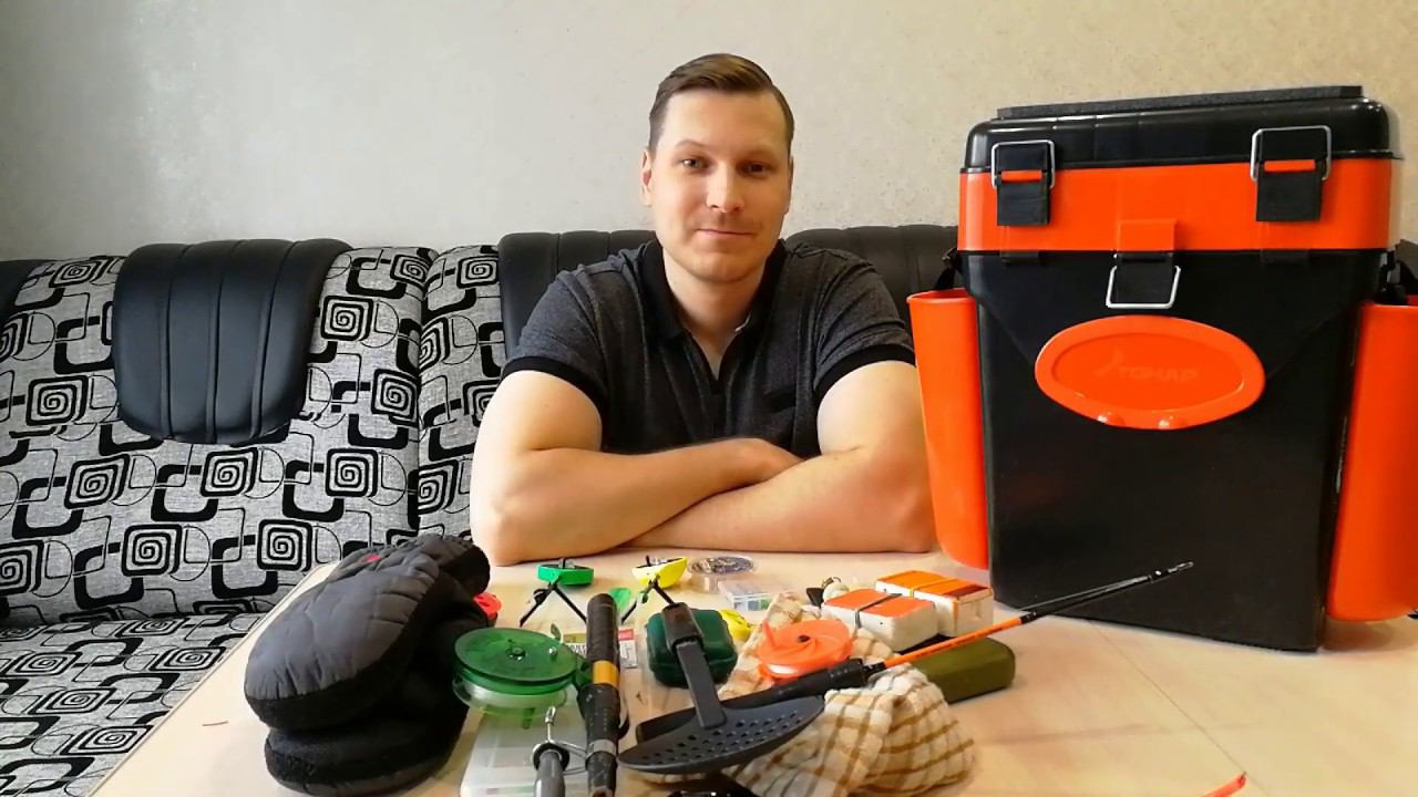 Содержимое моего зимнего ящика, обзор снастей. #NIK_72 смотреть онлайн