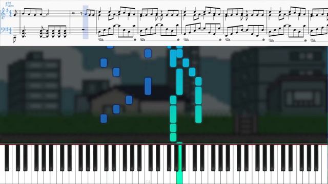 Once Upon a Me - Hatsune Miku [Piano Tutorial] смотреть онлайн