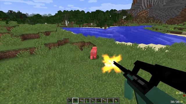 Tech Guns MOD in Minecraft смотреть онлайн
