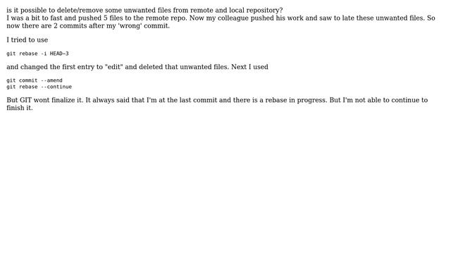 How to delete/remove files from a pushed commit? смотреть онлайн