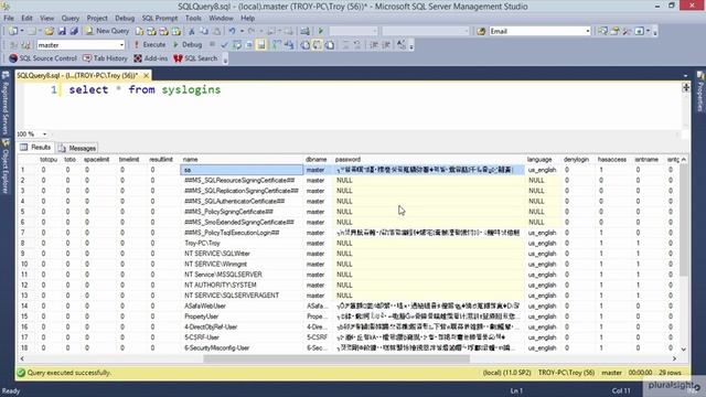 06 06 Extracting Passwords from SQL Server Hashes смотреть онлайн