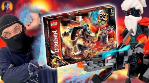 БИТВА С УНАГАМИ И ВСЯ СБОРКА LEGO NINJAGO БРОНИРОВАННЫЙ НОСОРОГ ЗЕЙНА