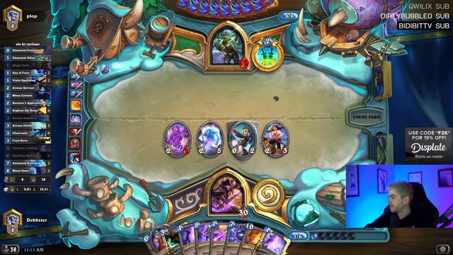 Elemental Cyclone Mage IS STILL SO GOOD - Hearthstone смотреть онлайн