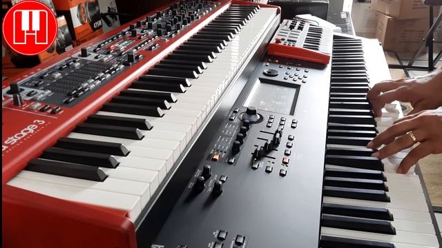 Nord Stage 3 vs Yamaha Modx8 смотреть онлайн