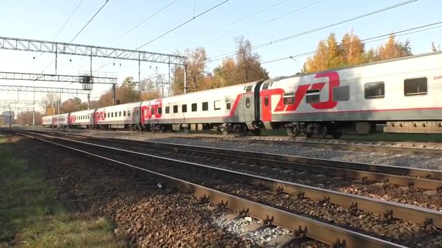 Электровоз ЧС2К-761 (ТЧЭ-10) со скорым поездом №120М Москва - Саранск.