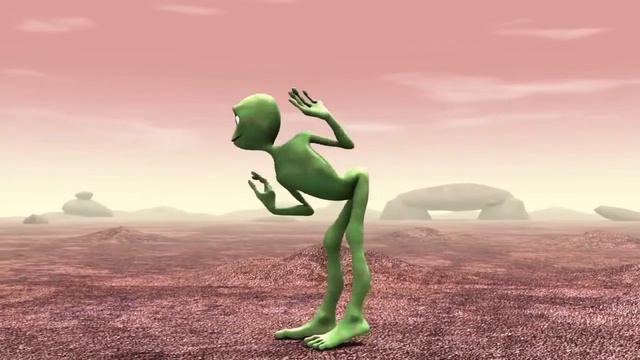 funky viz mashup. Dame Tu Cosita green alien dance to Reel 2 Real - I Like To Move It смотреть онлайн