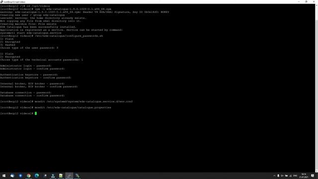 26 Installation EDX Service Catalogue on Unix смотреть онлайн