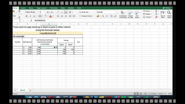 Past only visible numbers in Excel, Copy & past round up or down figure in Excel смотреть онлайн