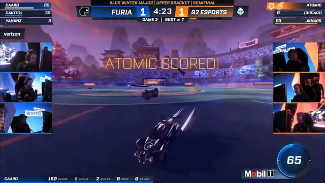 Atomic reads Furia like a book 💪🏻: Double Dunk goal | G2 vs FUR | RLCS Winter Major смотреть онлайн