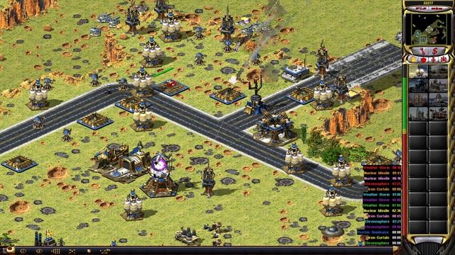 Command and Conquer Yuri's Revenge | Ore Gardens | (7 vs 1 + Superweapons) смотреть онлайн