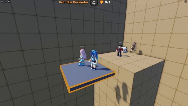 Can we beat 4-PLAYER TEAMWORK PUZZLES in Roblox!? смотреть онлайн