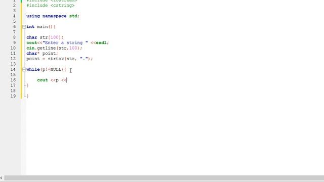 C++ : split strings into tokens using strtok смотреть онлайн