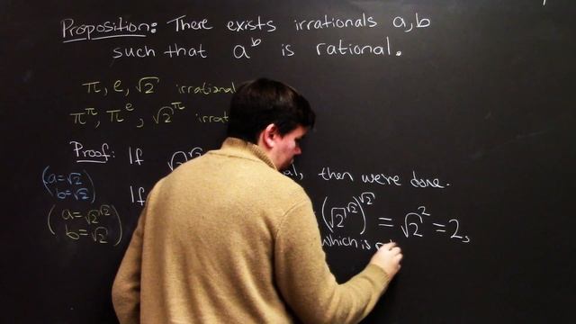 Irrational to Irrational Power is Rational! Incredible Proof смотреть онлайн