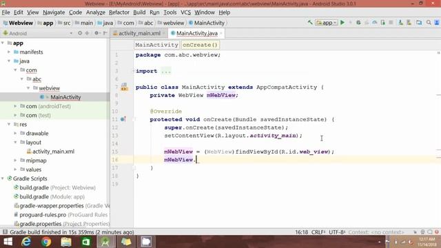 Convert A Website Into Android Application Using Android Studio | Create Web Android App смотреть онлайн
