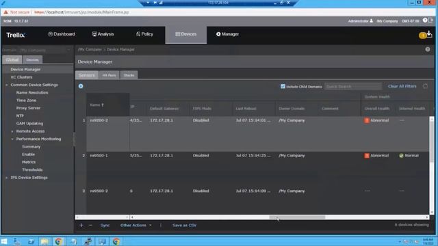 Network Security Platform - Device Manager Update смотреть онлайн