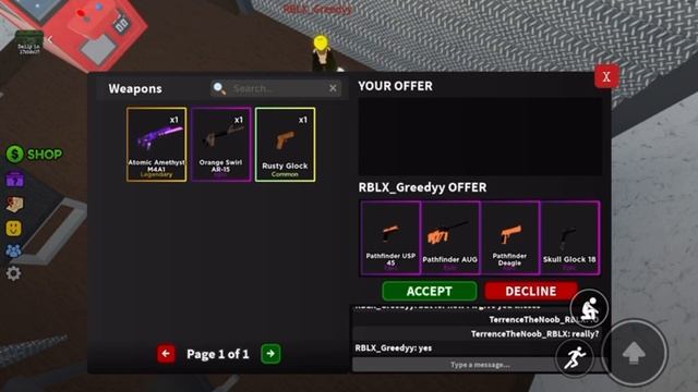 My friend is giving his “leftover” skins… | Roblox Ohio. смотреть онлайн