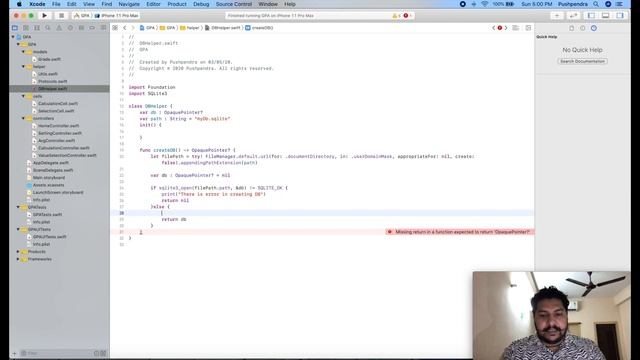 How to work with SQLite in iOS with Swift 5 смотреть онлайн
