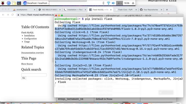 40 Raspberry Pi Flask Python web framework смотреть онлайн