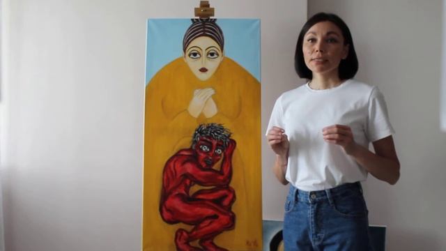 МОИ КАРТИНЫ - ЭТО ЭМОЦИОНАЛЬНЫЕ СНЫ НАЯВУ. Художник из России пишет необычные картины. смотреть онлайн