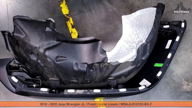 Jeep Wrangler JL Front Fender Liners for Wolfstorm Offroad смотреть онлайн